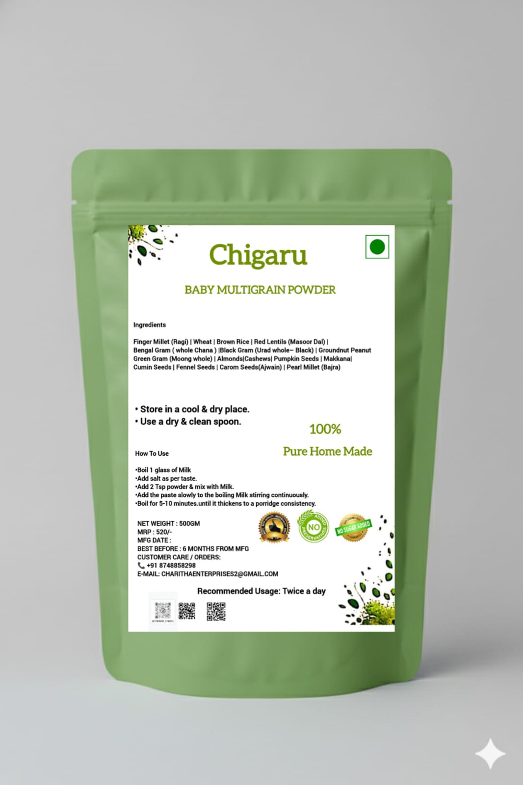 Baby Multigrain Powder (500Gm)