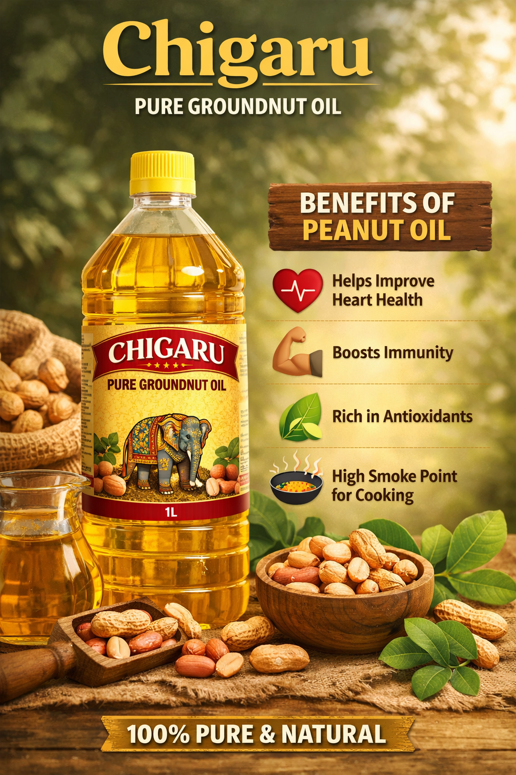 Groundnut oil
