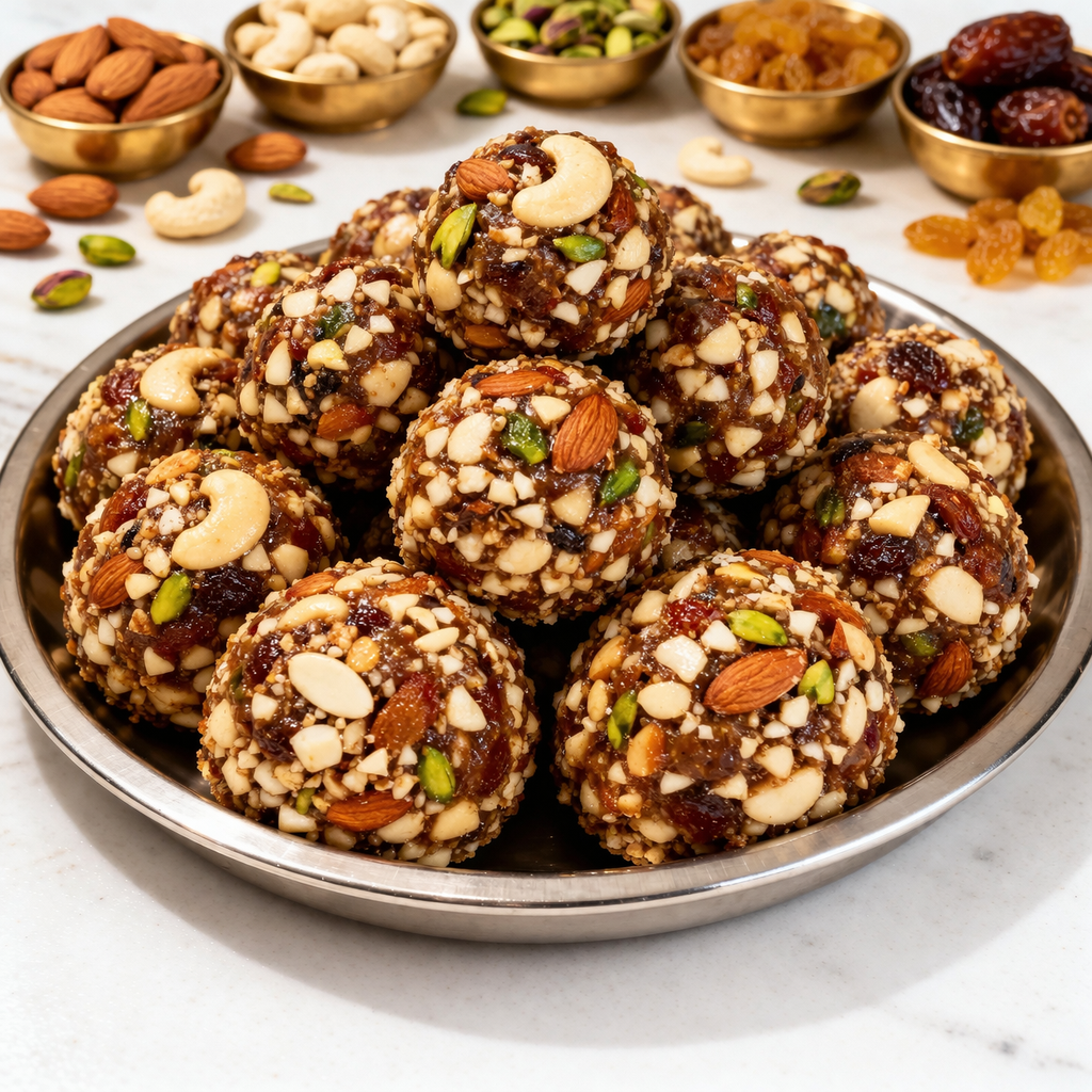 Dry fruits laddu