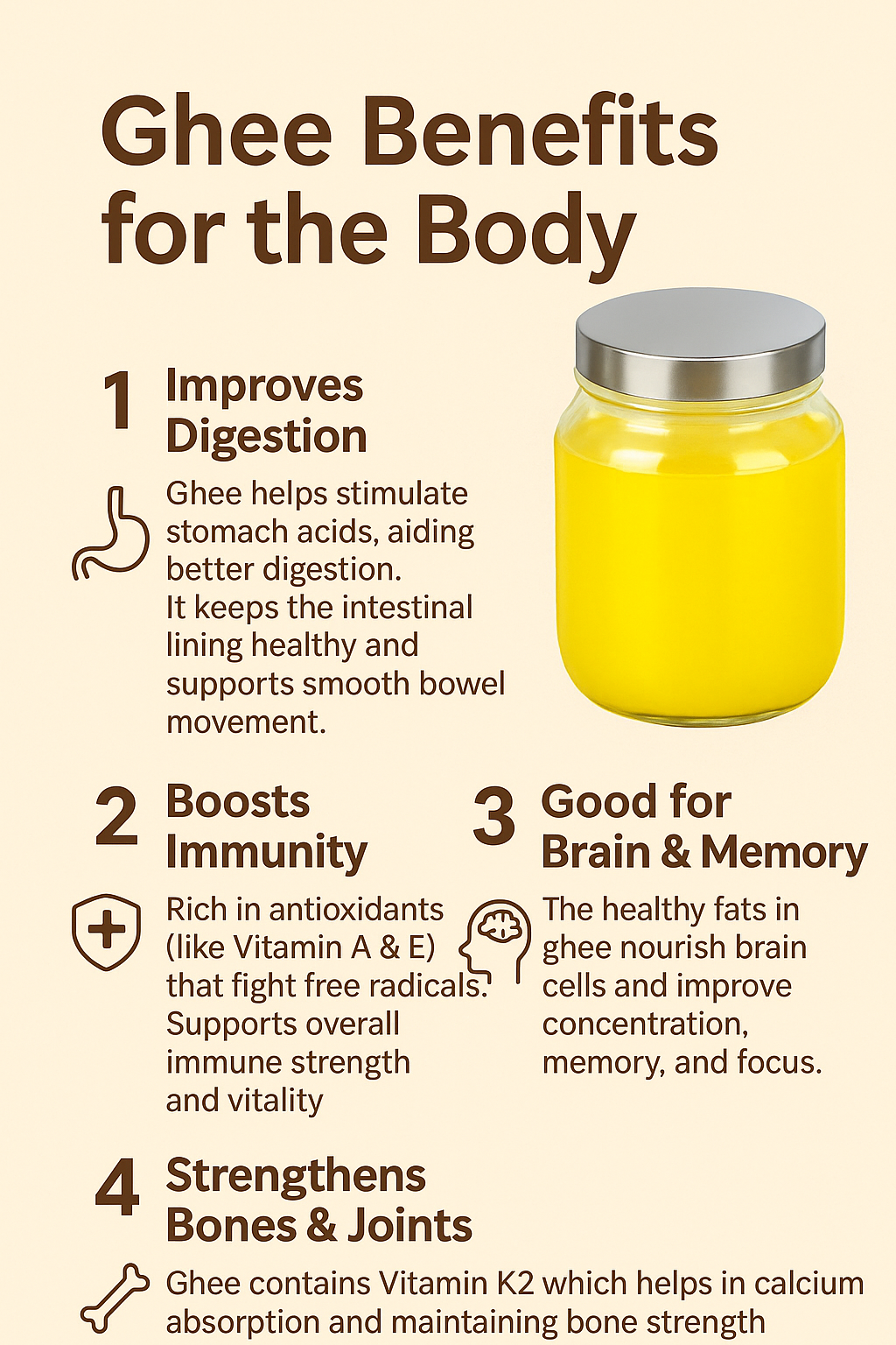 Homemade Cow Ghee – 100% Natural & Pure 500ml